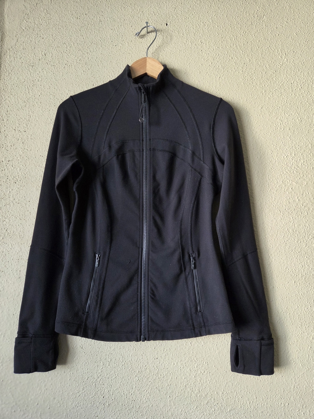 Lululemon Jacket Womens 10 Full Zip Running Black